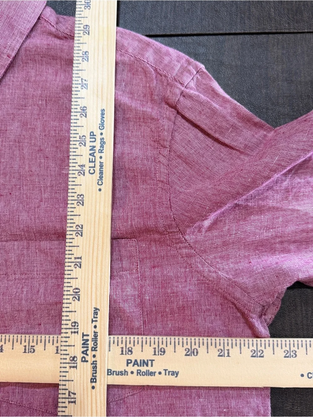 Banana Republic Men's Slim Fit Linen Cotton Blend Shirt - Large